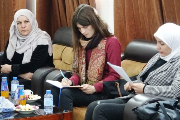 Американская исследовательница посетила район Айн Исса