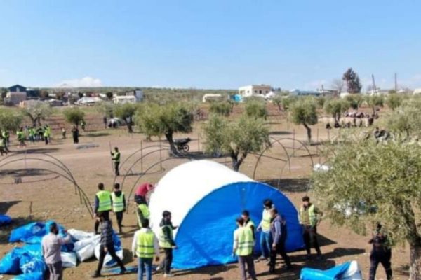 Турецкие оккупанты установили 170 палаток в Африне