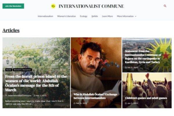 Коммуна интернационалистов Рожавы запускает новый веб-сайт