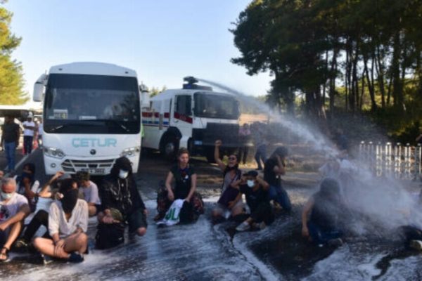 Протесты против вырубки леса в Акбелене продолжаются