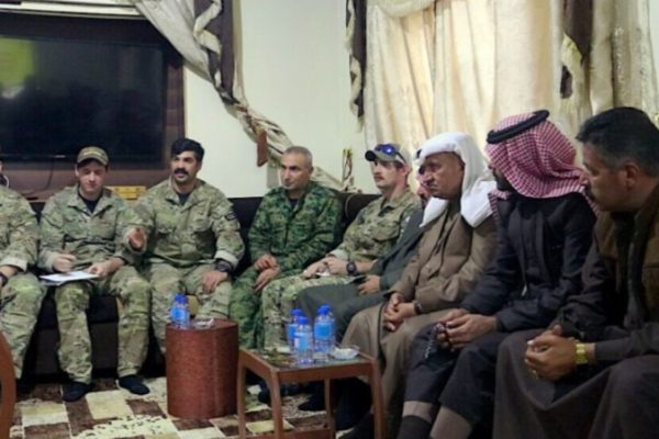 СДС провели встречу с клановыми шейхами и представителями Международной коалиции
