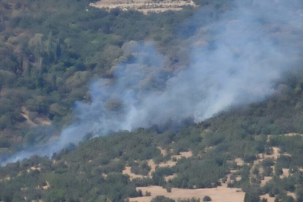 Продолжают бушевать пожары, возникшие в результате турецких атак