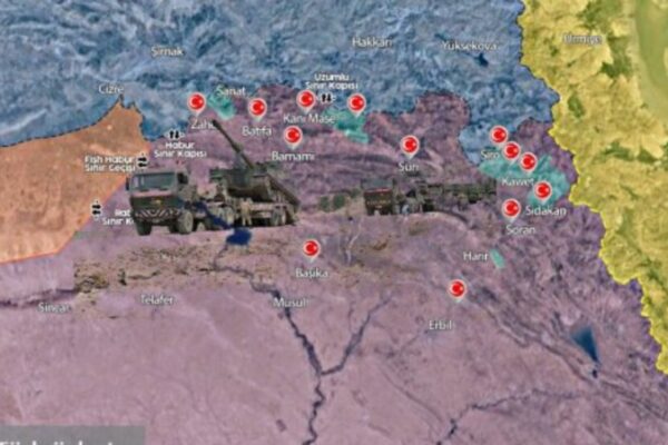 Турецкие военные базы, которые должны быть убраны из Южного Курдистана