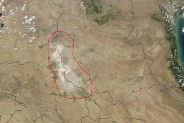 Озеро Урмия полностью высохло