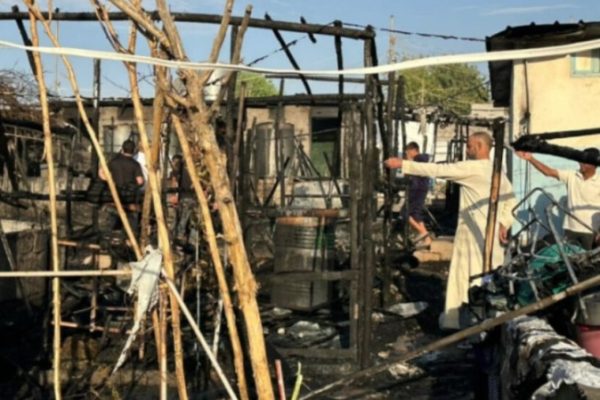 В лагере беженцев в Захо вспыхнул пожар