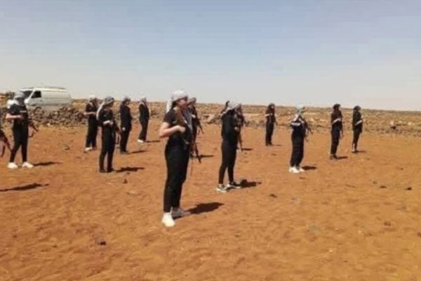 В сельской местности Сувейды женщины начали обучение обращению с оружием