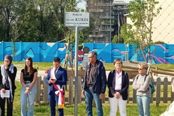 Парк в Милане назвали в честь Алана Курди