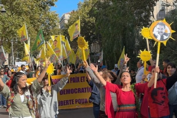 Протест в Марселе: свобода Оджалана — это свобода курдского народа