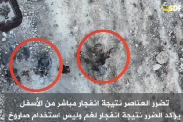 СДС опубликовали видео, опровергающее заявления Дамаска о нападении в районе Тишрин