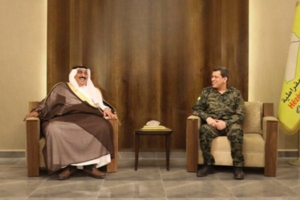 Мазлум Абди встретился с шейхом Мани аль-Джерба