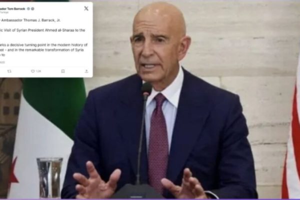 Том Баррак: интеграция СДС стала ключевой темой трёхсторонней сессии по Сирии