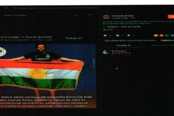 Полиция шантажирует курдского атлета Джумали Арслана из-за посвящения медали своему народу