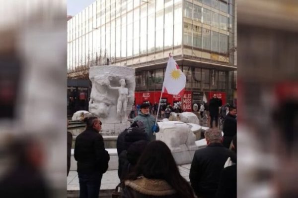 Во Франкфурте прошла акция в поддержку алавитов Сирии