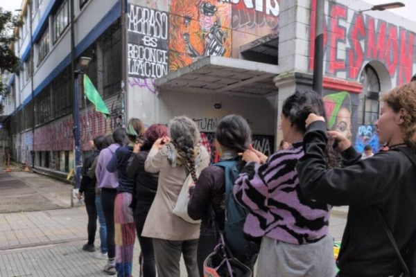 Акции солидарности в поддержку Рожавы в Колумбии