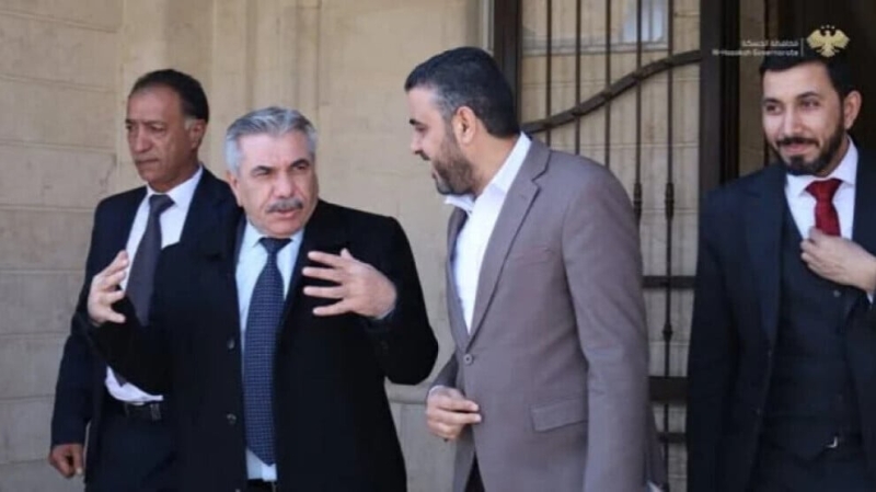 Губернатор Хасаке принял делегацию Переходного правительства