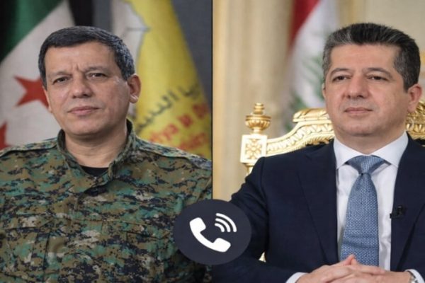 Мазлум Абди и Месрур Барзани провели телефонный разговор