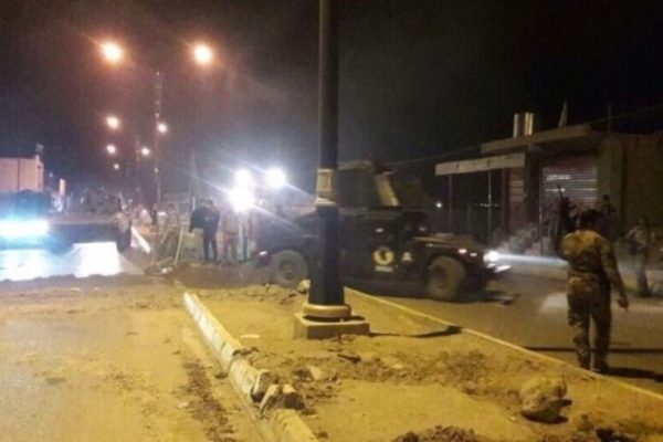 Ракетный обстрел иракской военной авиабазы в Багдаде