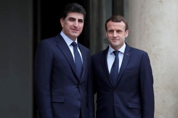 Состоялся телефонный разговор Нечирван Барзани с президентом Франции