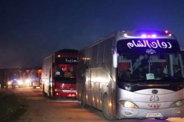 Третья колонна беженцев из Африна отправилась домой спустя годы переселения