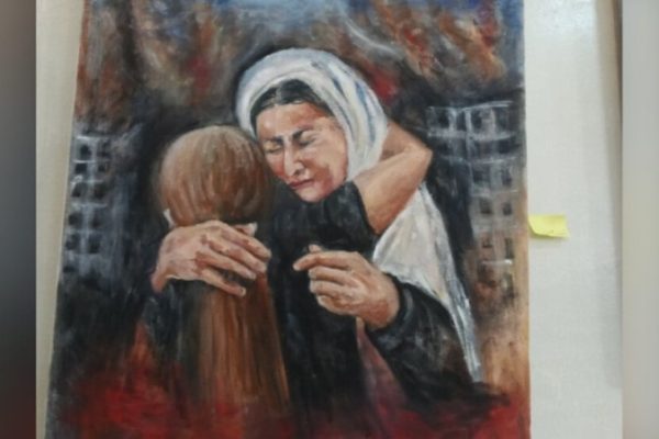 Выставка 42 художников, отражающая страдания Сувейды во время блокады