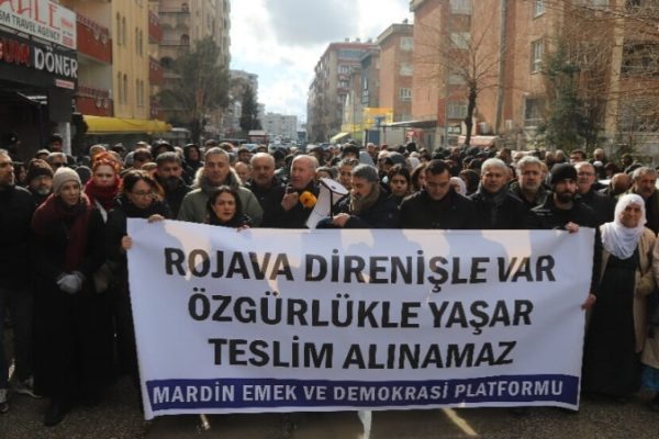 Акция солидарности с Рожавой в Мардине