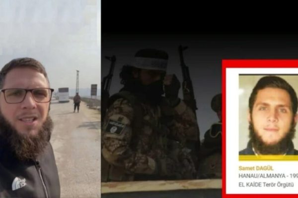 Боевик «Аль-Каиды» у въезда в Шейх-Максуд