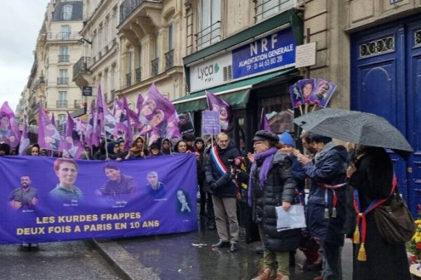 Курды почтили память Сакине, Фидан и Лейлы, убитых в Париже 13 лет назад