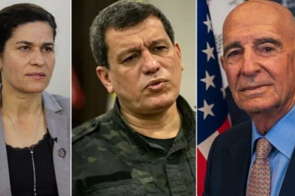 Мазлум Абди и Ильхам Ахмед провели встречу со спецпосланником США Томом Барраком