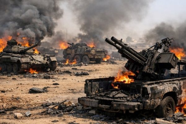 В Кобани в ходе столкновений уничтожены 10 автомобилей, два танка и бронетехника