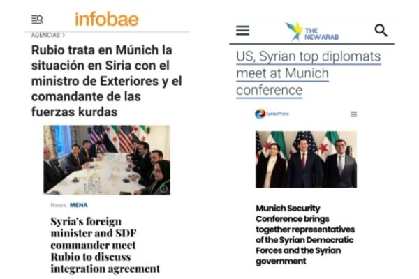 Встречи Мазлума Абди и Ильхам Ахмед в Мюнхене попала в заголовки мировой прессы