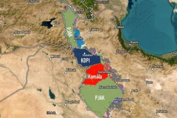 Кто имеет наибольшее влияние в регионах Восточного Курдистана