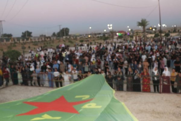 В Хасаке прошло массовое мероприятие в поддержку ЖОС